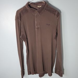 Vintage Jeep Longsleeve Corduroy Plum Size M